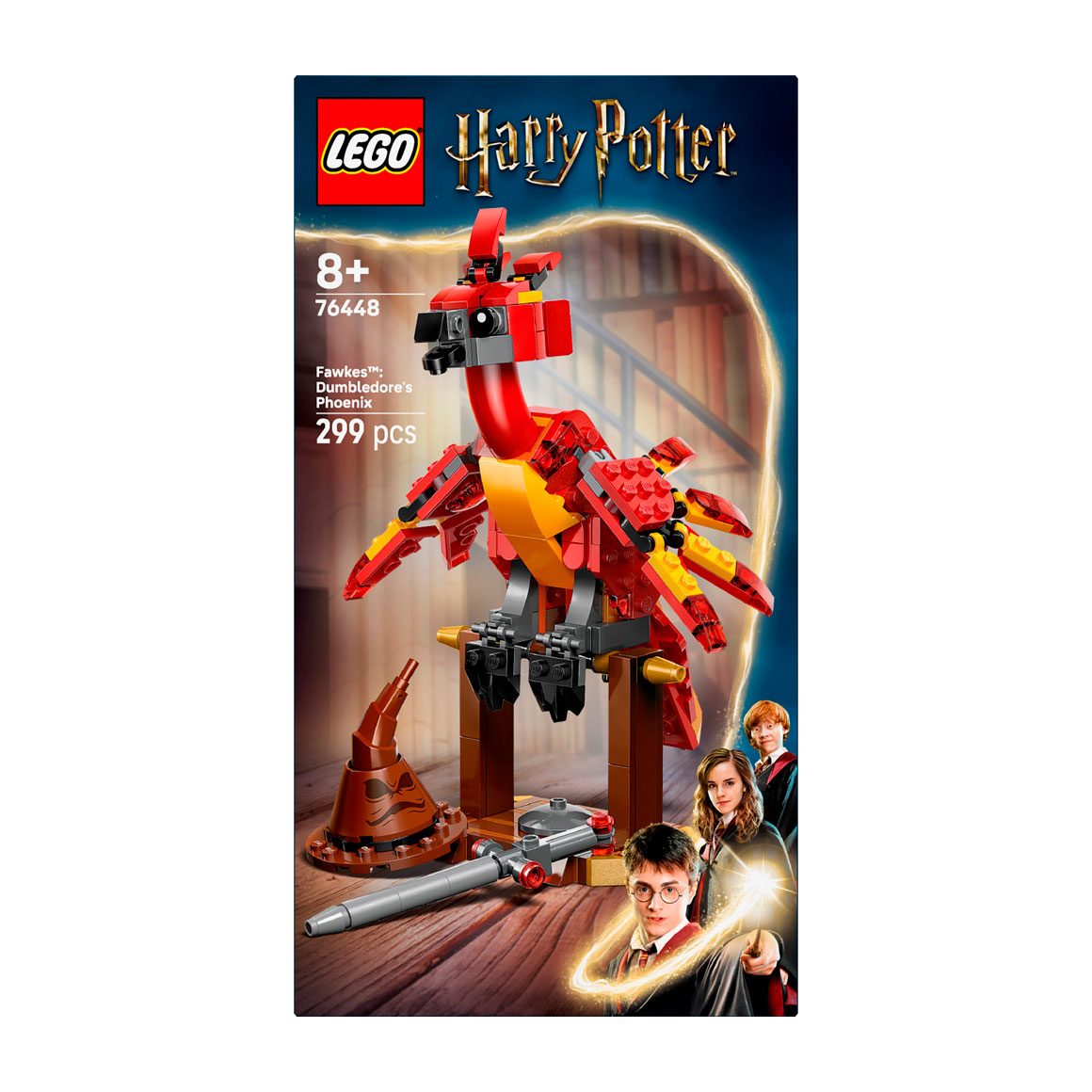

Конструктор LEGO Harry Potter Фоукс: фенікс Дамблдора, 299 деталей, від 8 років (76448)