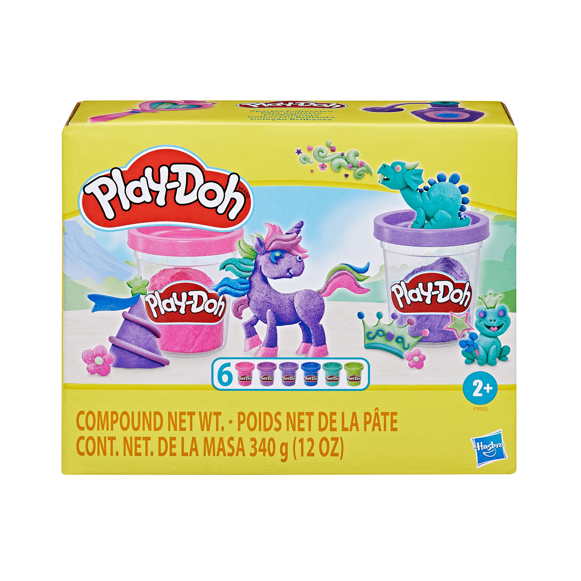 

Набір маси для ліплення Play-Doh від 2 років, 6 баночок (F9932)