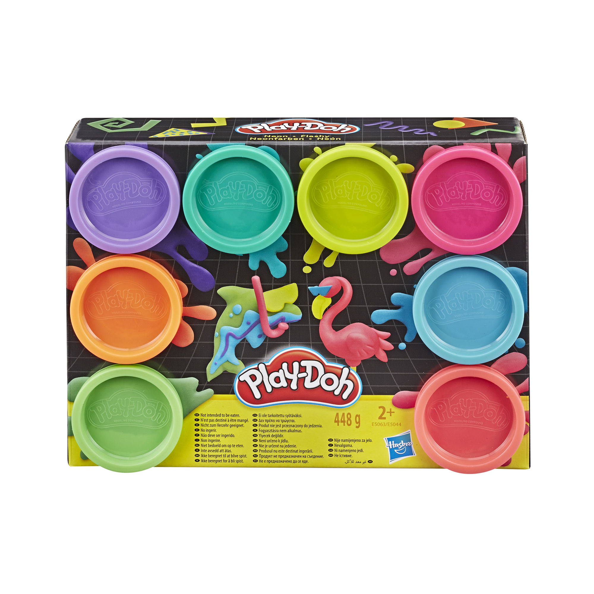 

Набір маси для ліплення Play-Doh Neon, від 2 років, 8 баночок (E5044/E5063)