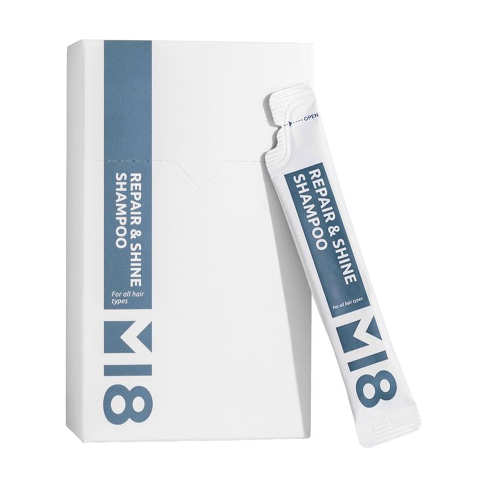 

Уцінка! Відновлювальний шампунь M18 Repair & Shine Shampoo для всіх типів волосся, 20*8 мл