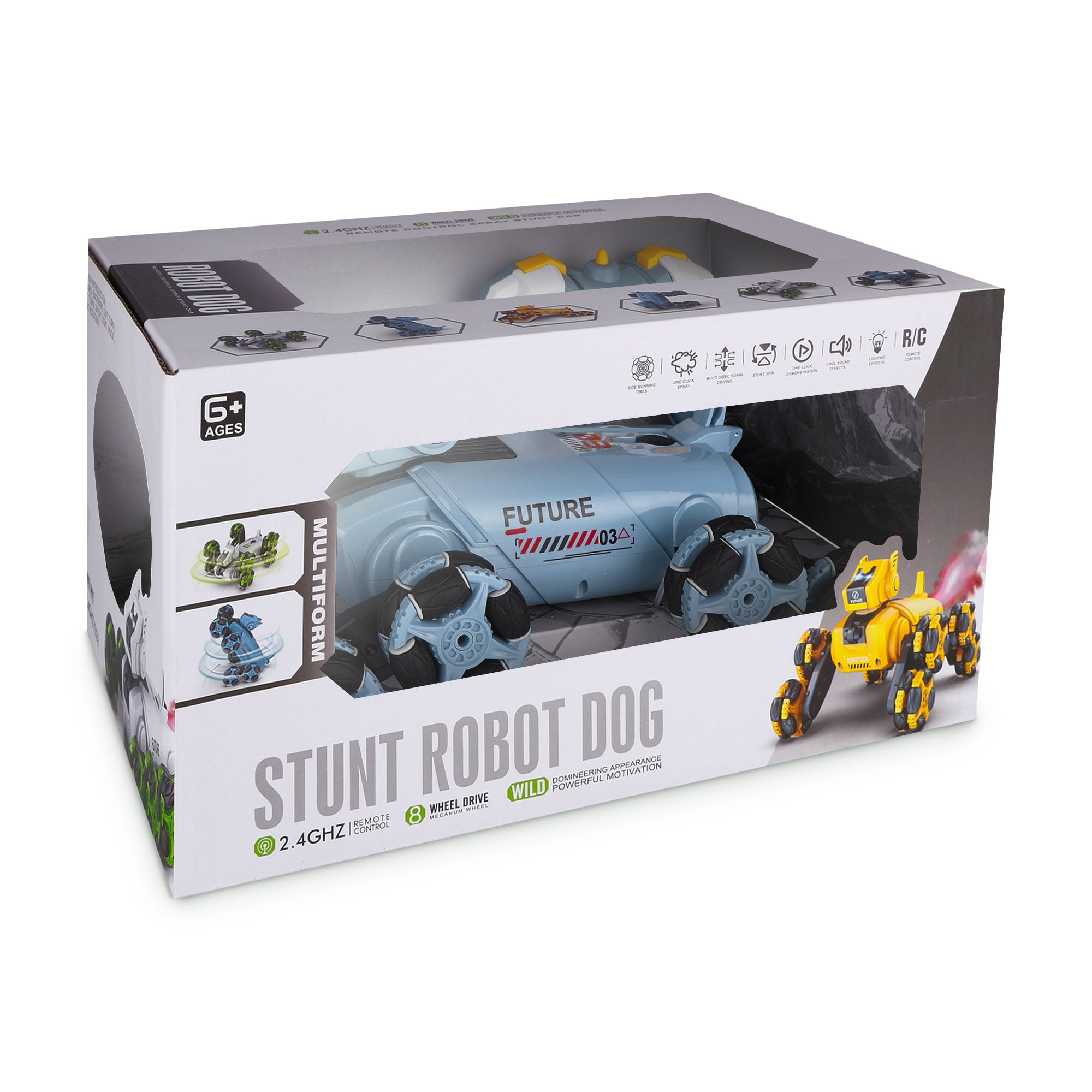 

Дитяча іграшка на радіокеруванні TOYRA Турбо Хвостик, 26.5*16*16,5 см (AJ029166)