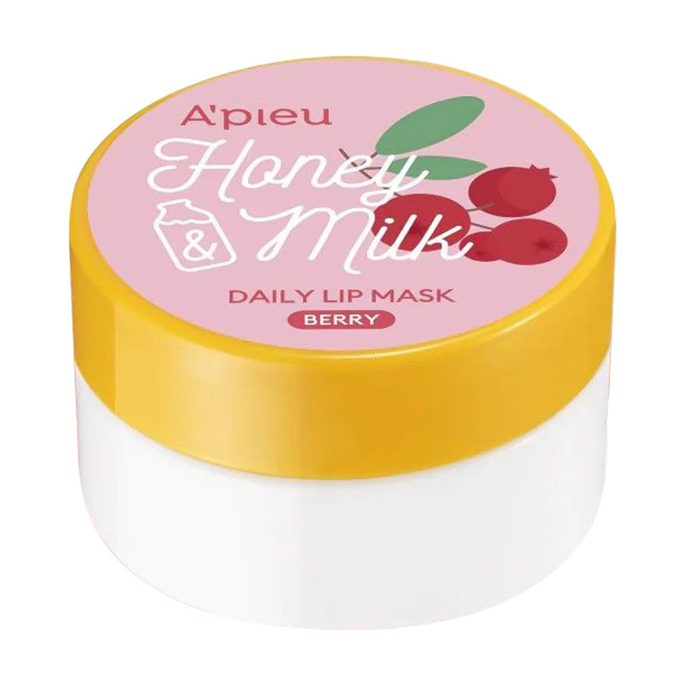 

Живильна маска для губ A'pieu Honey & Milk Daily Lip Mask, Berry, 6 г