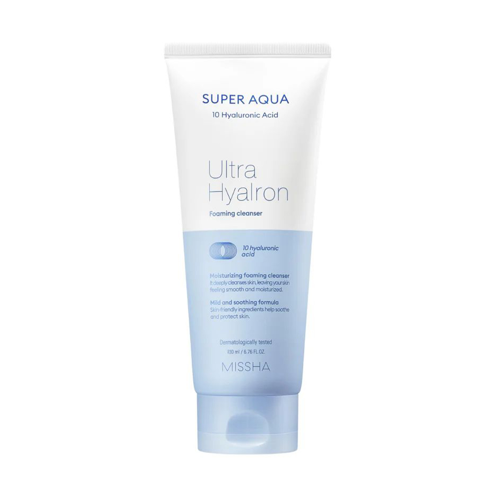 

Пінка для вмивання Missha Super Aqua Ultra Hyalron Cleansing Foam, 100 мл