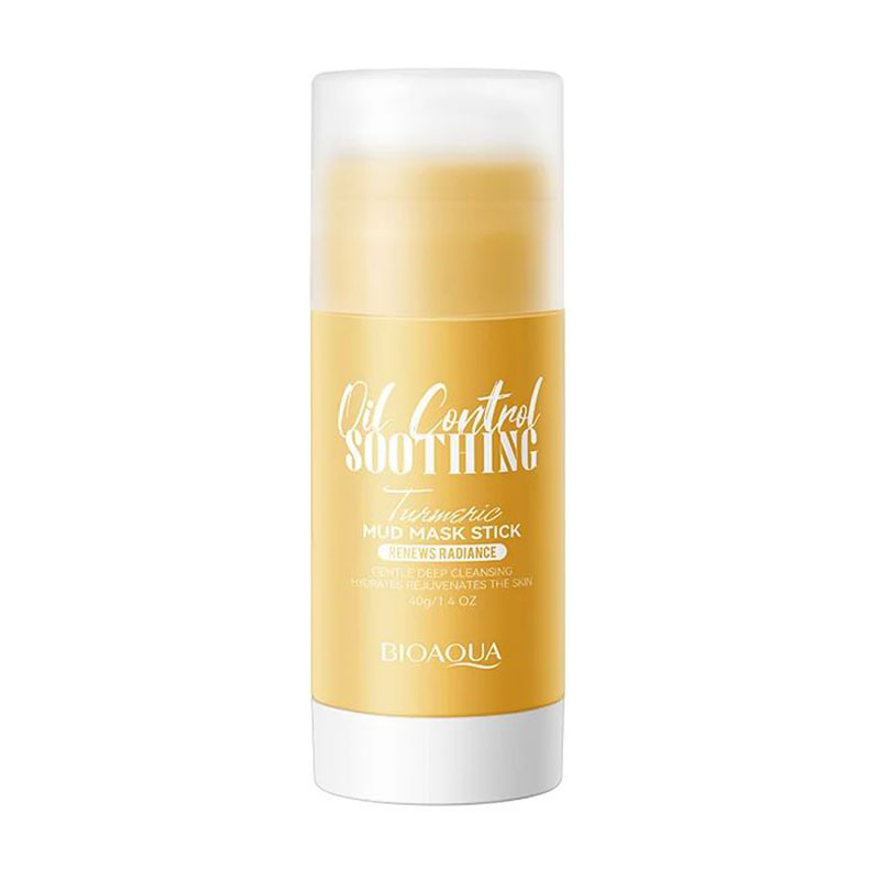 

Маска-стік для очищення обличчя Bioaqua Oil Control Soothing Turmeric Mud Mask Stick, 40 г