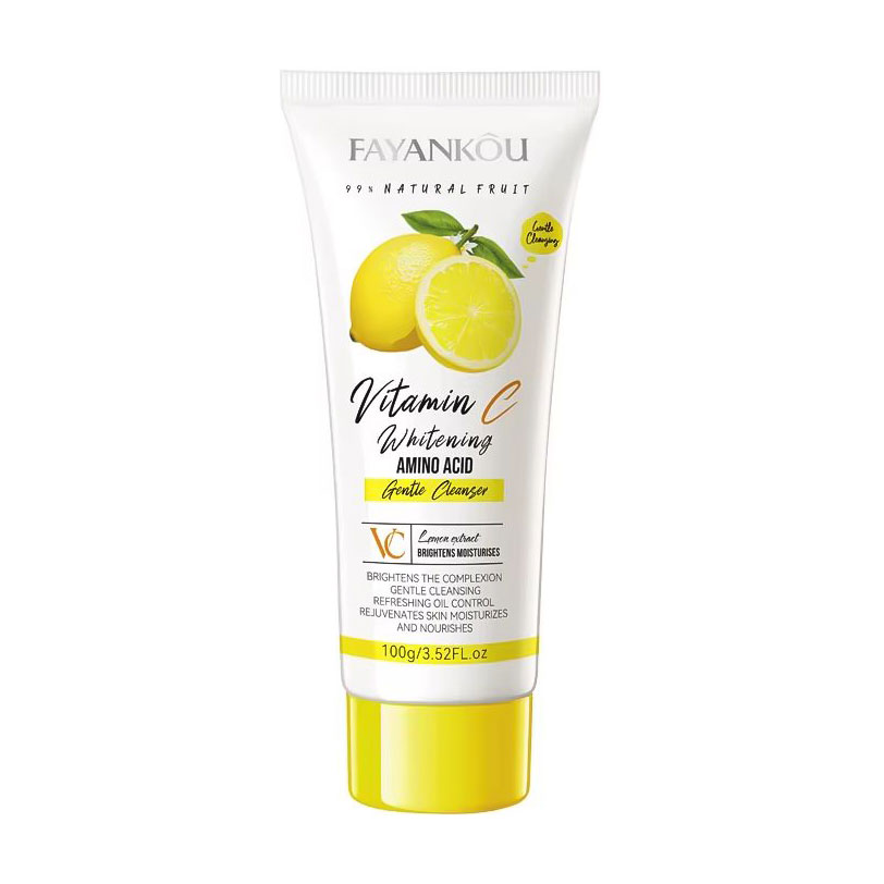 

Пінка для вмивання Fayankou Lemon Vitamin C Whitening Amino Acid Gentle Cleanser з екстрактом лимону та вітаміном С, 100 г