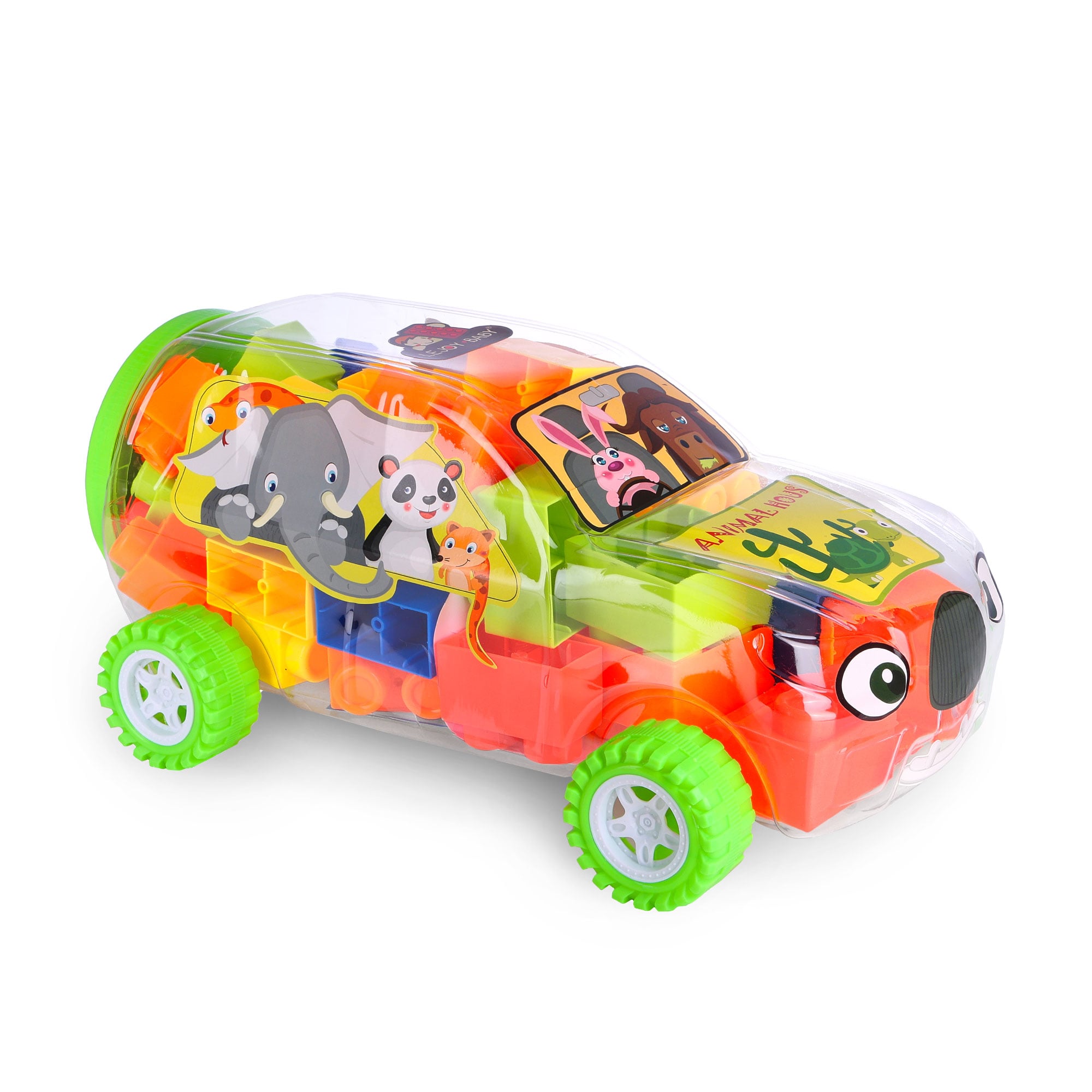 

Дитячий блоковий конструктор Babik Машинка, від 3 років (AJ003816)