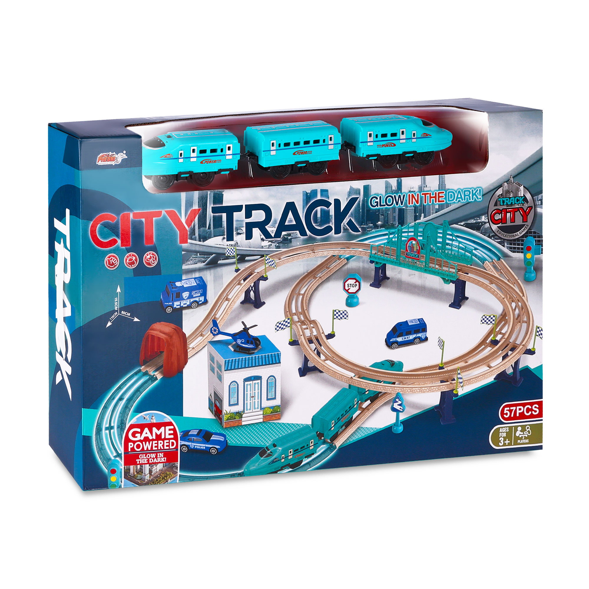 

Дитячий трек PHEONI XINJIAFENG TOYS Експресик, від 3 років, 57 шт (AJ023872)