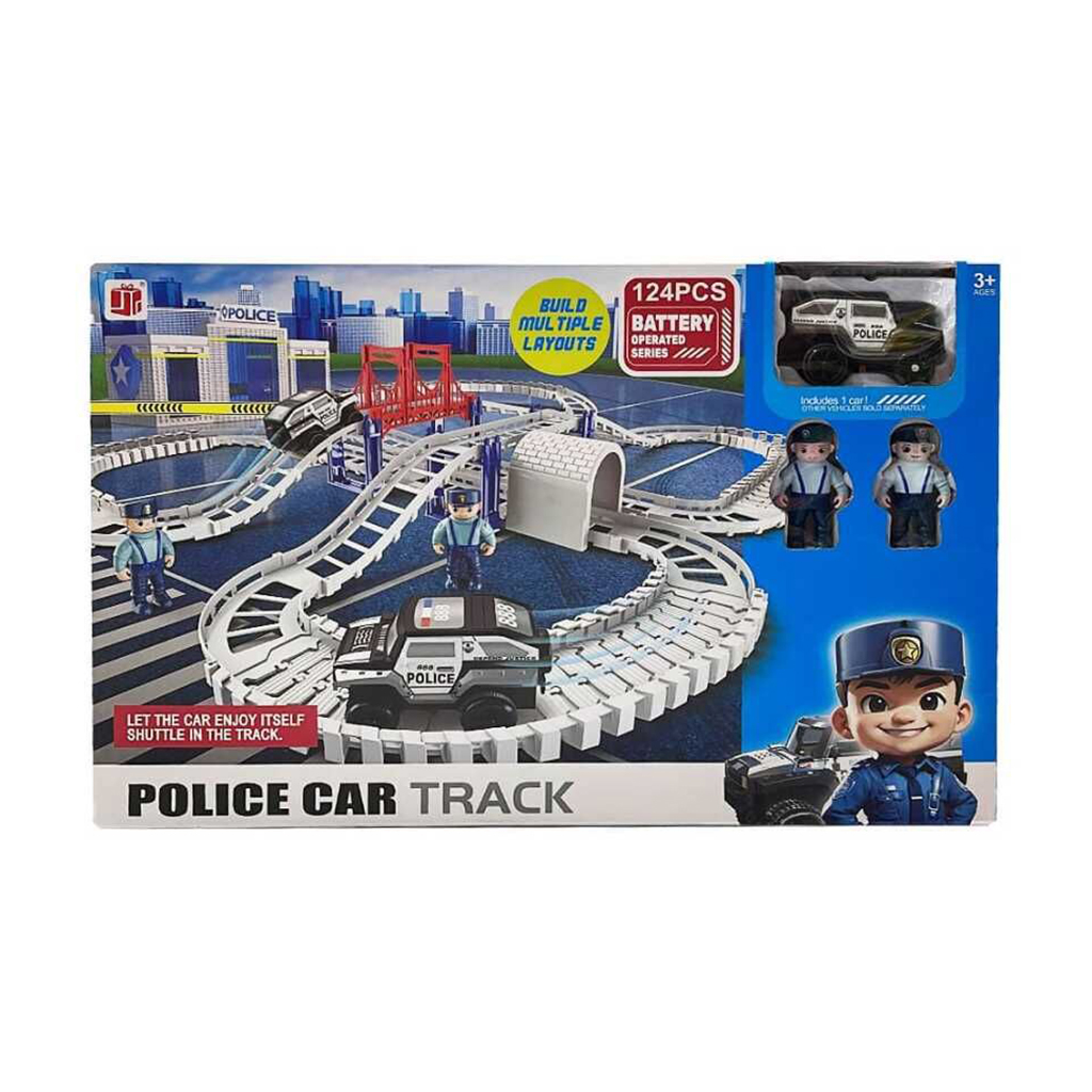 

Дитячий трек TOYRA Поліцейська перешкода, від 3 років, 124 шт (AJ018683)