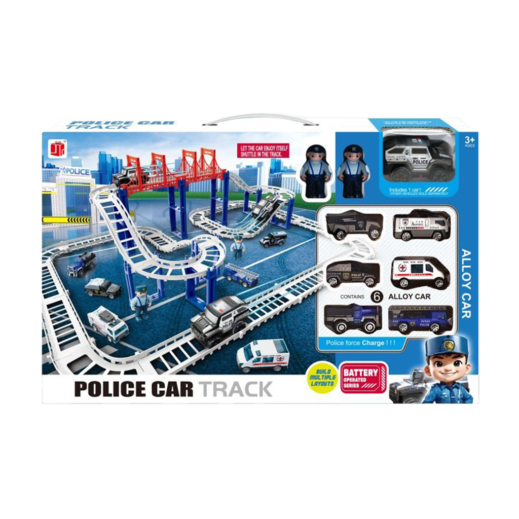 

Дитячий трек TOYRA Поліцейське місто, від 3 років (AJ018684)