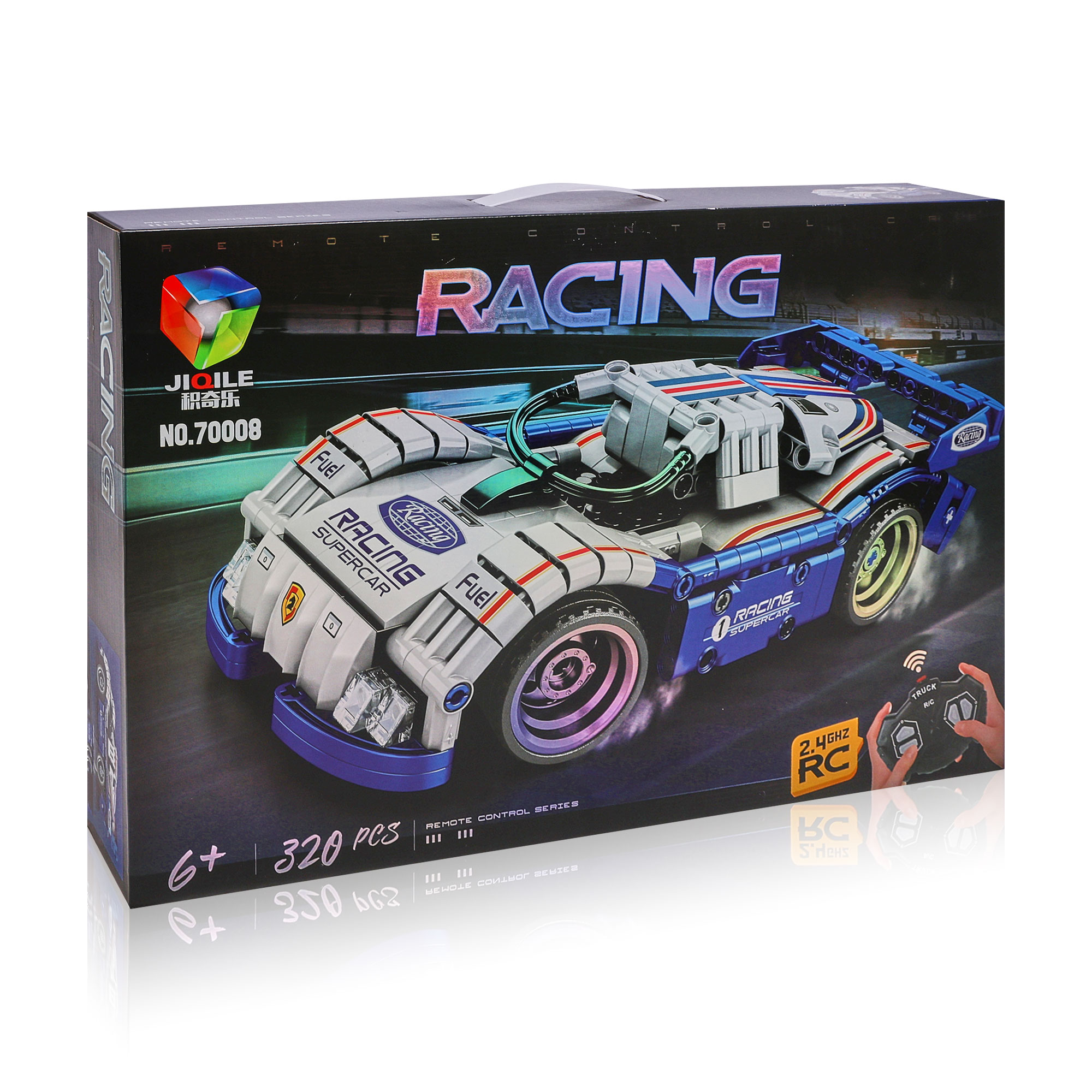 

Дитячий автомобіль-конструктор на радіокеруванні JIQILE Porsche, від 6 років, 310 шт (AJ021639)