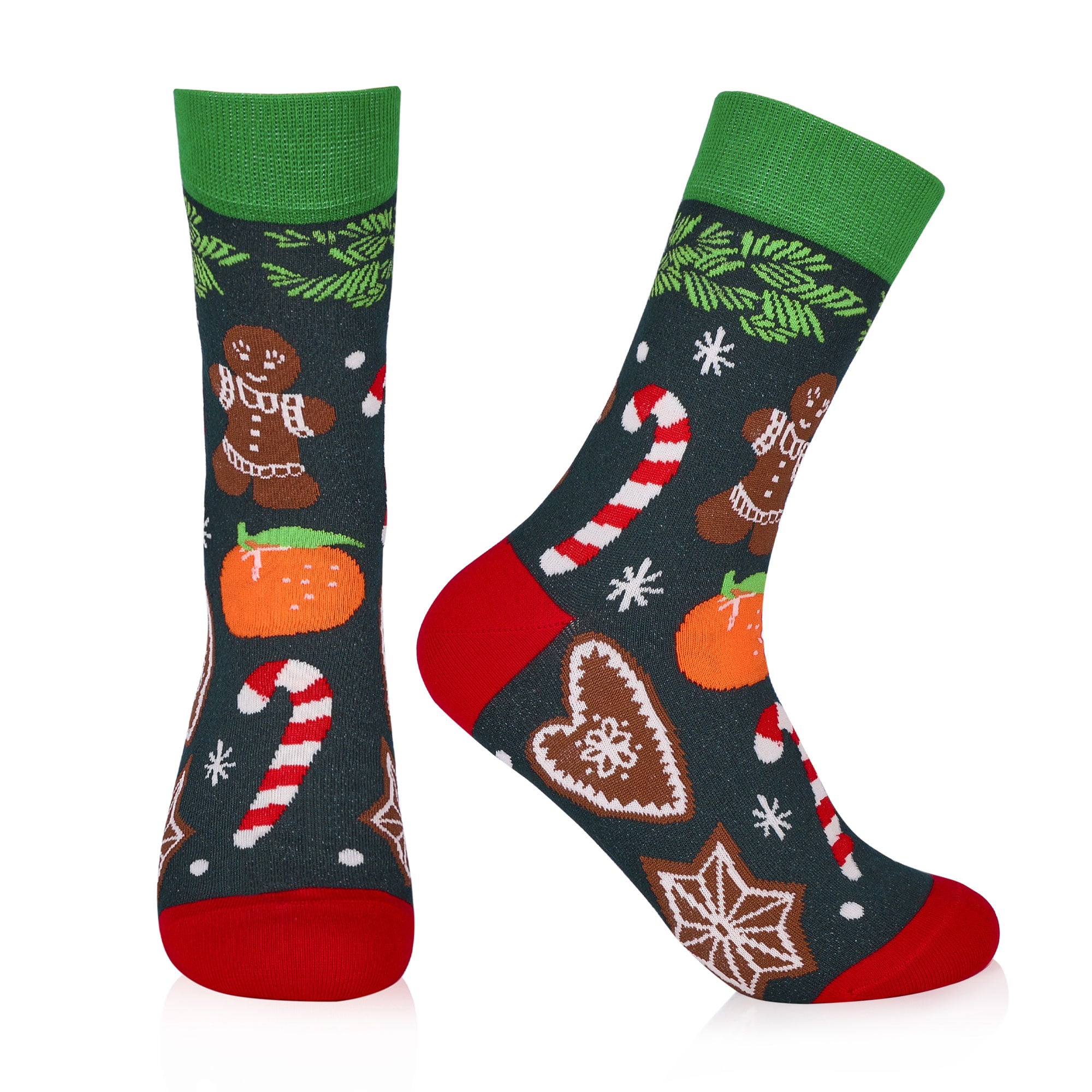 

Шкарпетки чоловічі AmiGO новорічні, зелені, розмір 40-42