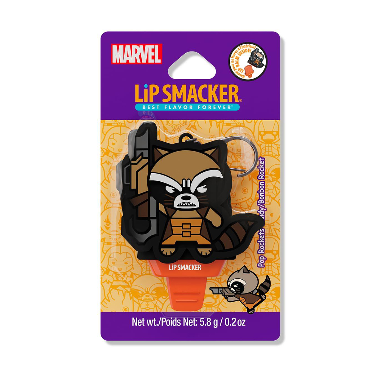 

Бальзам для губ Lip Smacker Marvel Guardians Of The Galaxy Lip Balm, Pop Rockets Candy, 5.8 г