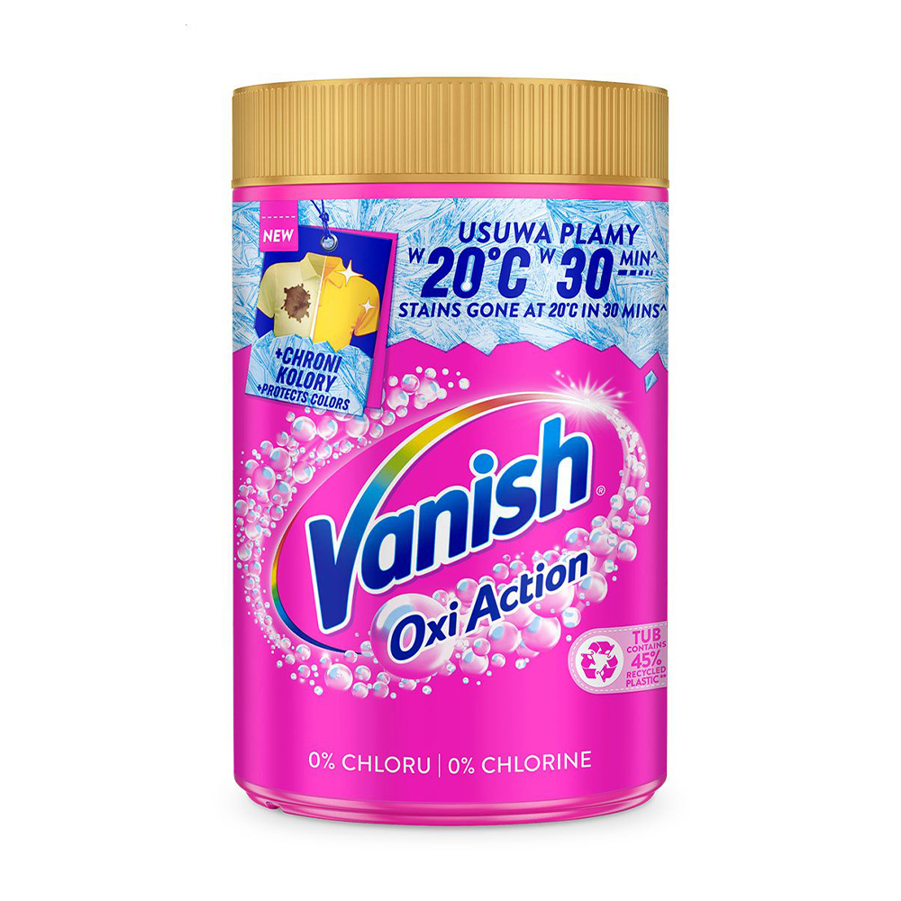 

Уцінка! Засіб для видалення плям з тканин Vanish Oxi Action, 1.4 кг