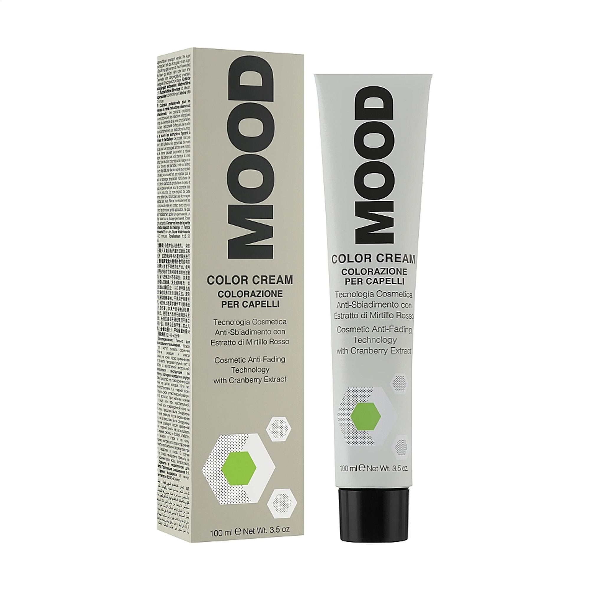 

Уцінка! Перманентна крем-фарба для волосся Mood Color Cream 9.04 Extra Light Blonde Amber, 100 мл