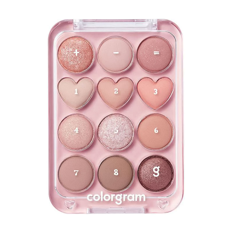 

Палетка тіней для повік Colorgram Pin Point Eyeshadow Palette 01 Peach+Coral, 9.9 г