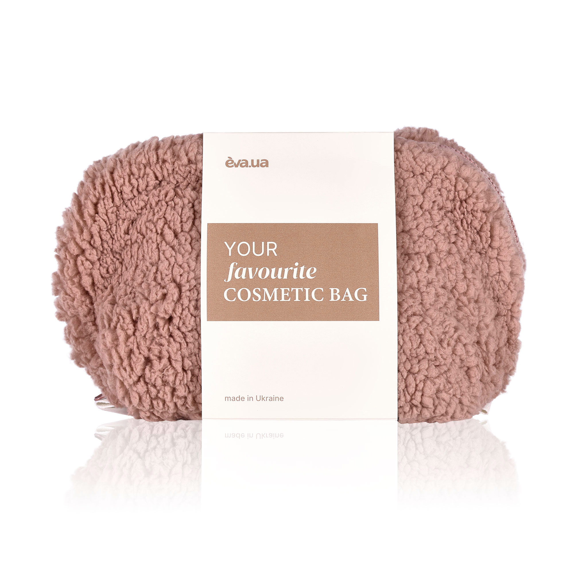 

Косметичка EVA.UA Хмаринка, пудра, середня закруглена, 29*15*10 см (AN02)