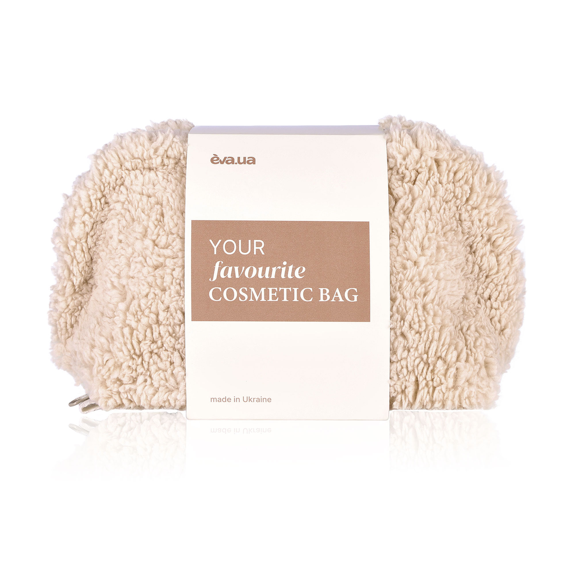

Косметичка EVA.UA Хмаринка, бежева, середня закруглена, 29*15*10 см (AM02)