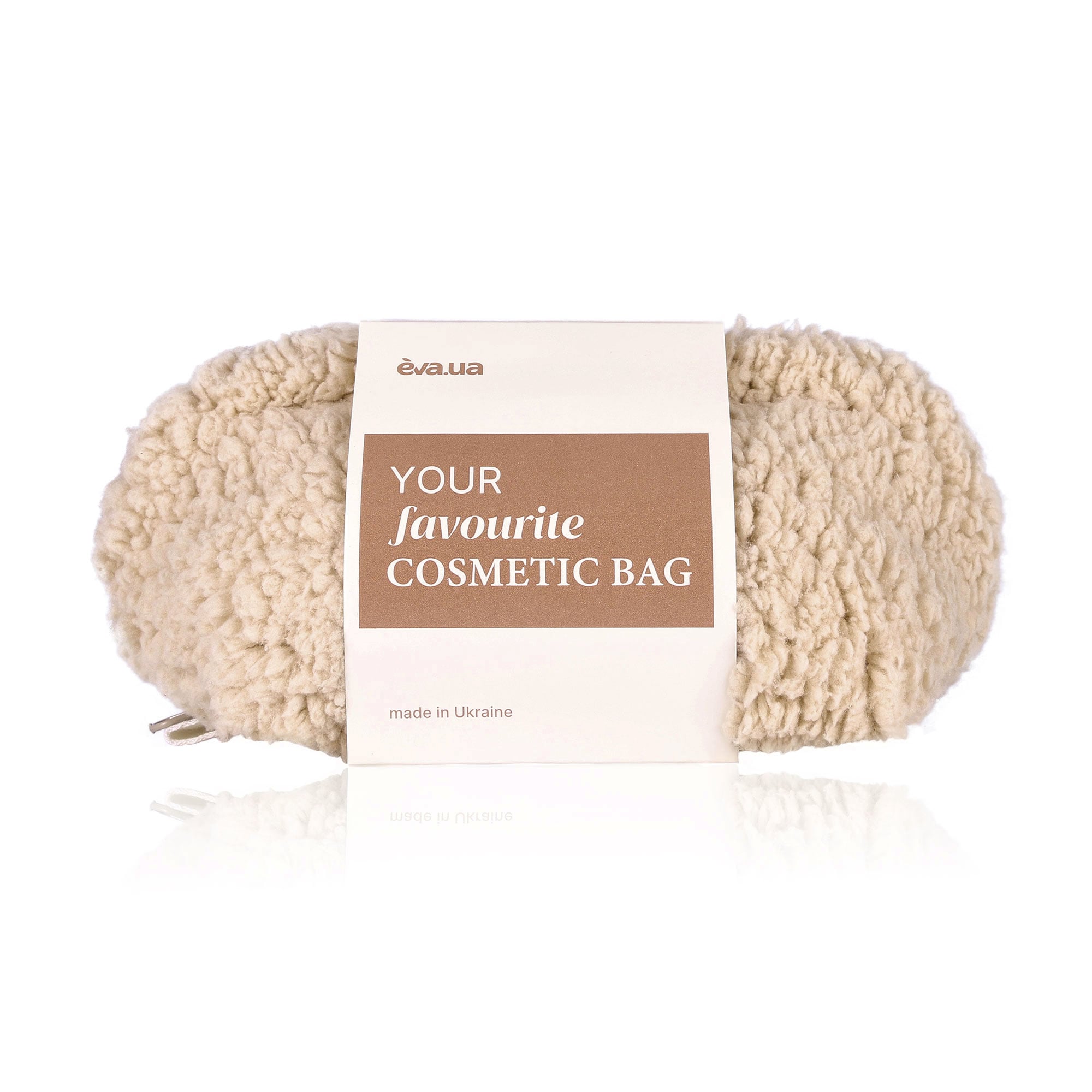 

Косметичка EVA.UA Хмаринка, бежева, мала закруглена, 21*12*12 см (AM03)