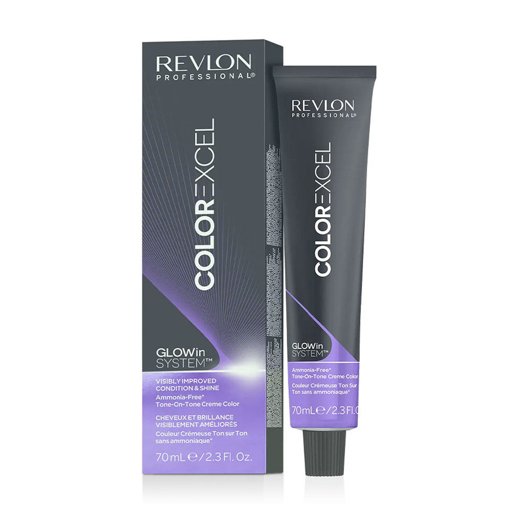 

Напівперманентна фарба для волосся Revlon Professional Color Excel Glowin System Tone-On-Tone Ammonia-Free 5 Light Brown, 70 мл