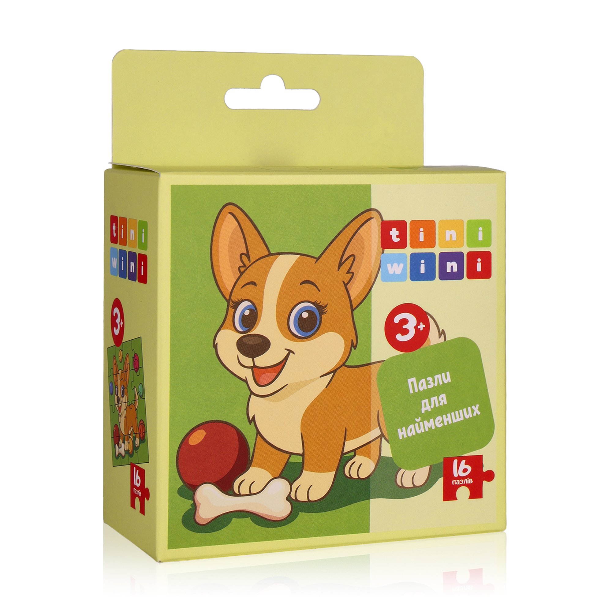 

Пазли Tini Wini Песик коргі, від 3 років, 16 елементів