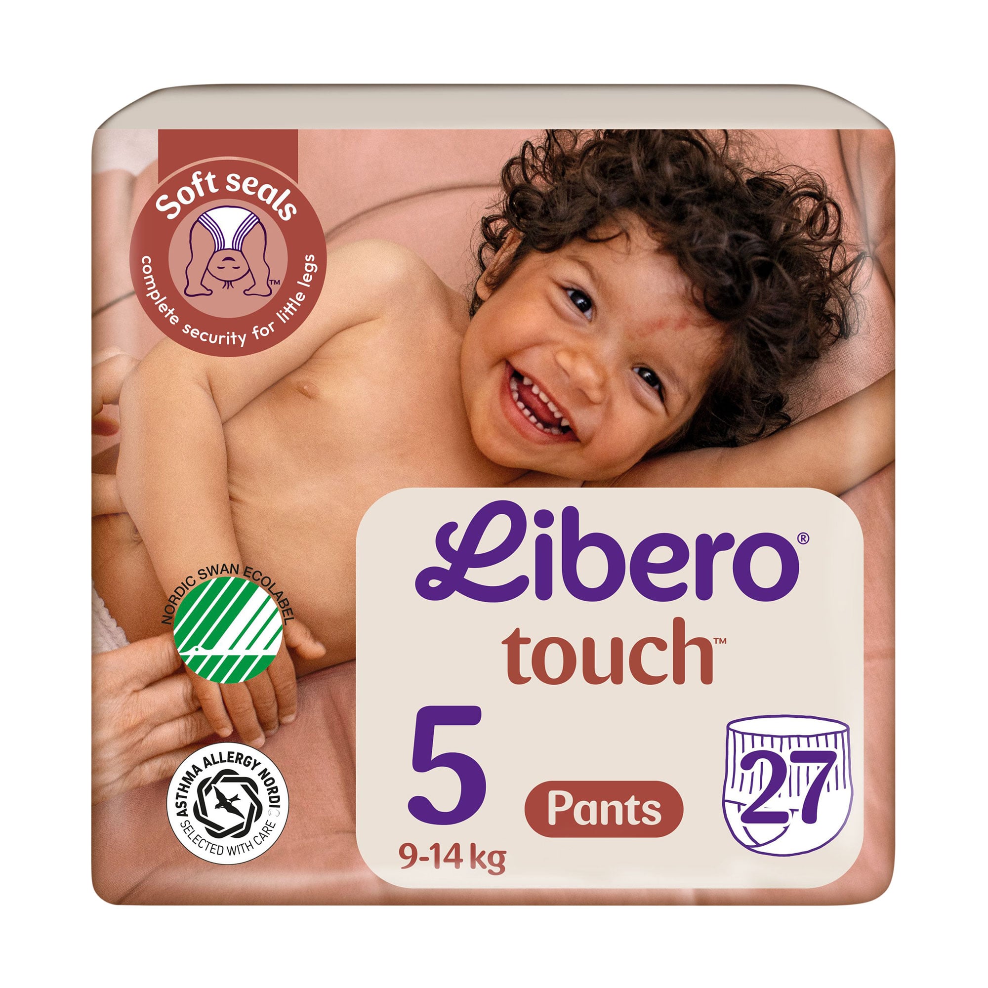 

Уцінка! Підгузки-трусики Libero Touch Pants розмір 5 (9-14 кг), 27 шт