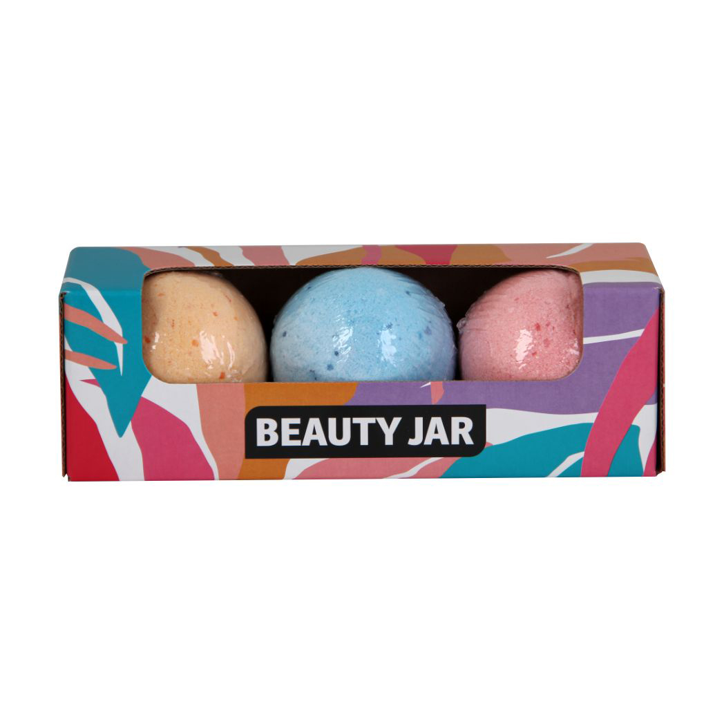 

Набір бомбочок для ванни Beauty Jar, 3*130 г
