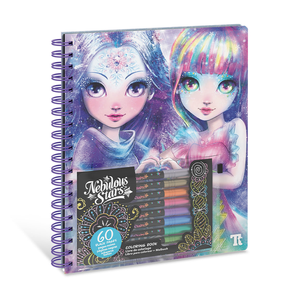

Дитячий набір для творчості Nebulous Stars Розмальовка: Айседора, чорні аркуші, від 7 років (11136)