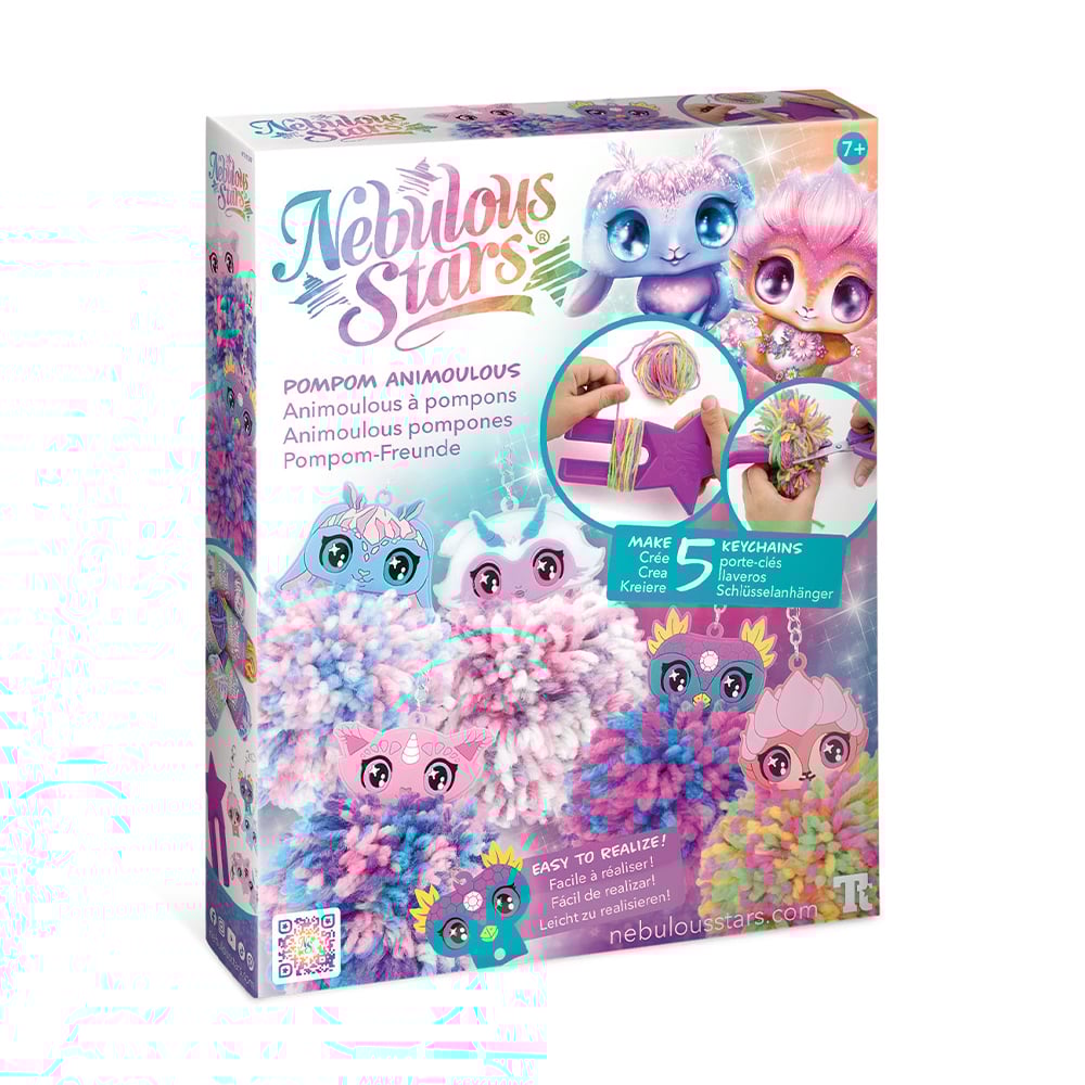 

Дитячий набір для творчості Nebulous Stars Космічні друзі-помпончики, від 7 років (11139)