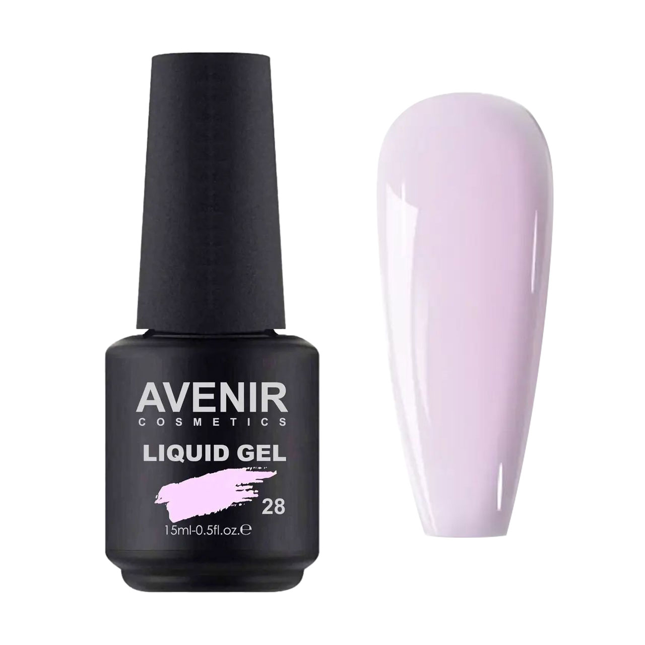 

Рідкий гель для нарощування нігтів Avenir Cosmetics Liquid Gel 28, 15 мл