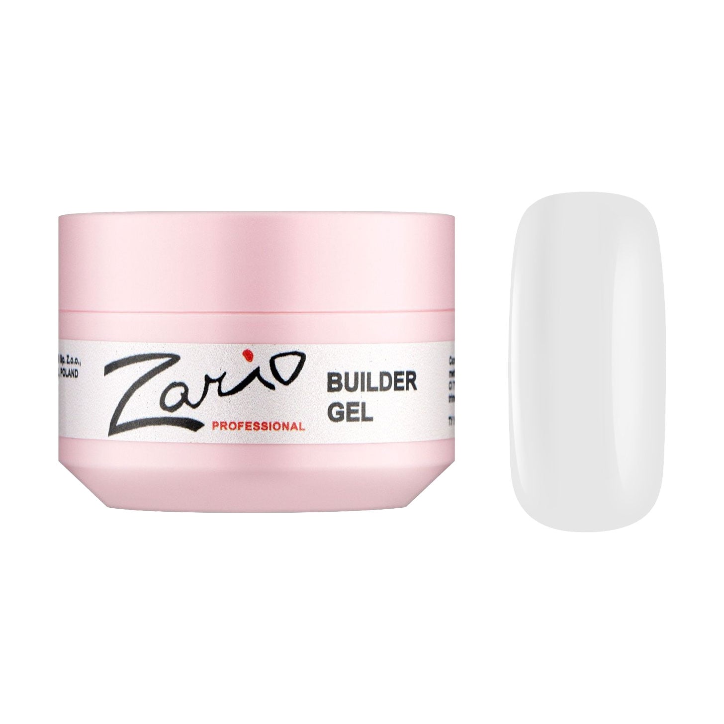 

Гель для нарощування нігтів Zario Professional Builder Gel, Clear, 30 мл