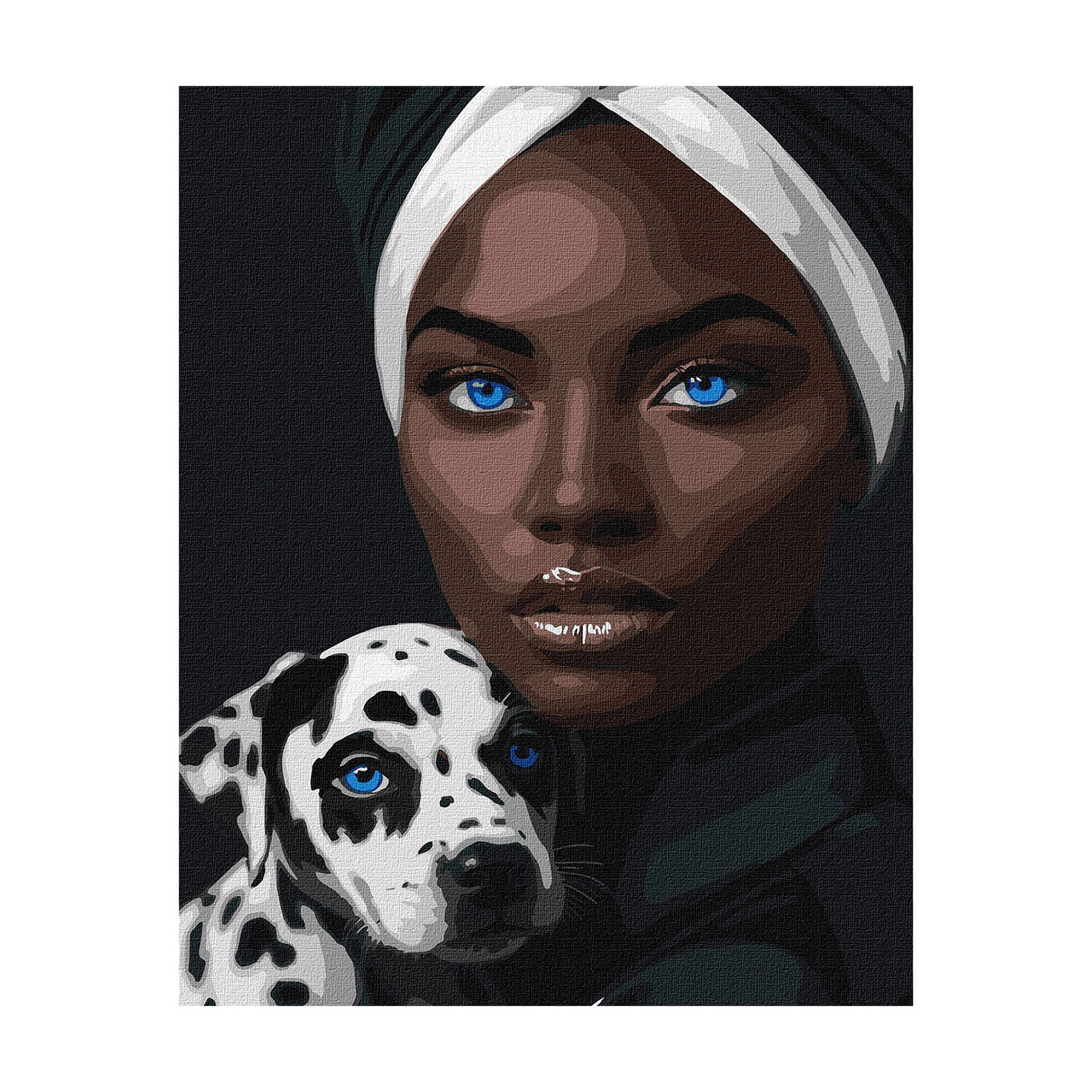 

Картина за номерами Ideyka Блакитний погляд, 40*50 см (KHO8547)