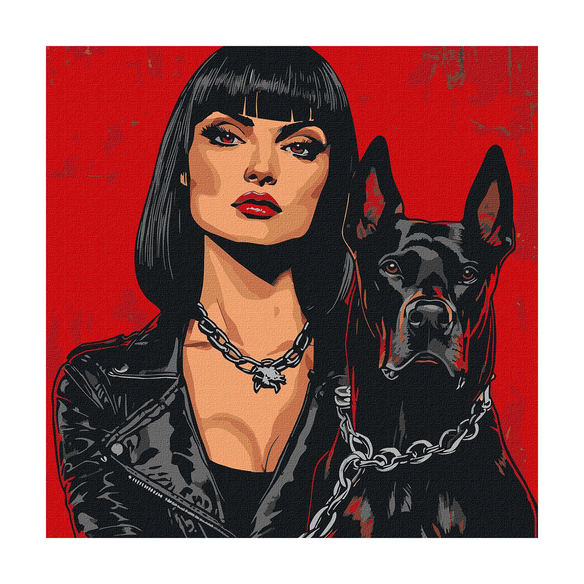 

Картина за номерами Ideyka Небезпечні, 40*40 см (KHO8546)