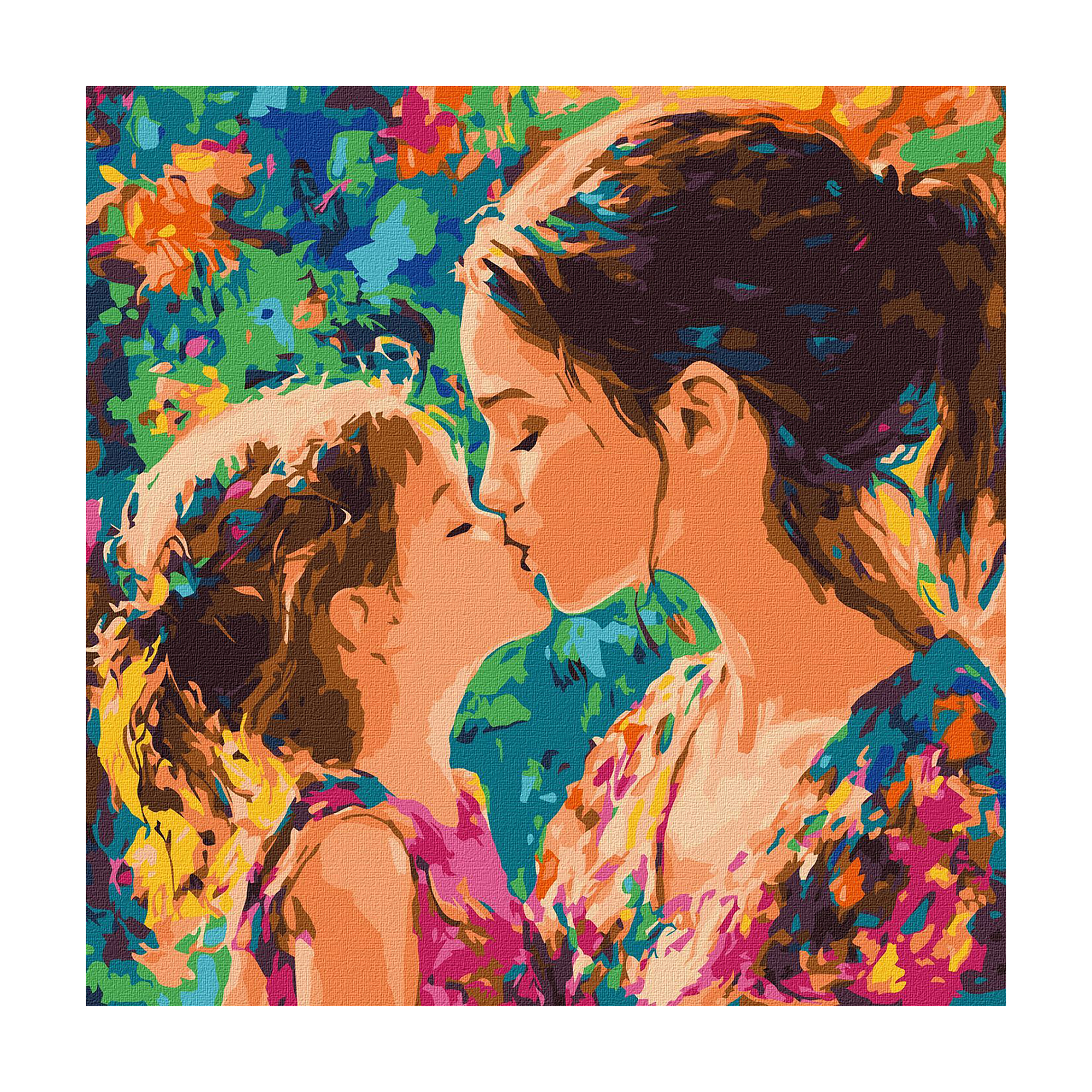 

Картина за номерами Ideyka Материнський поцілунок, 40*40 см (KHO8577)