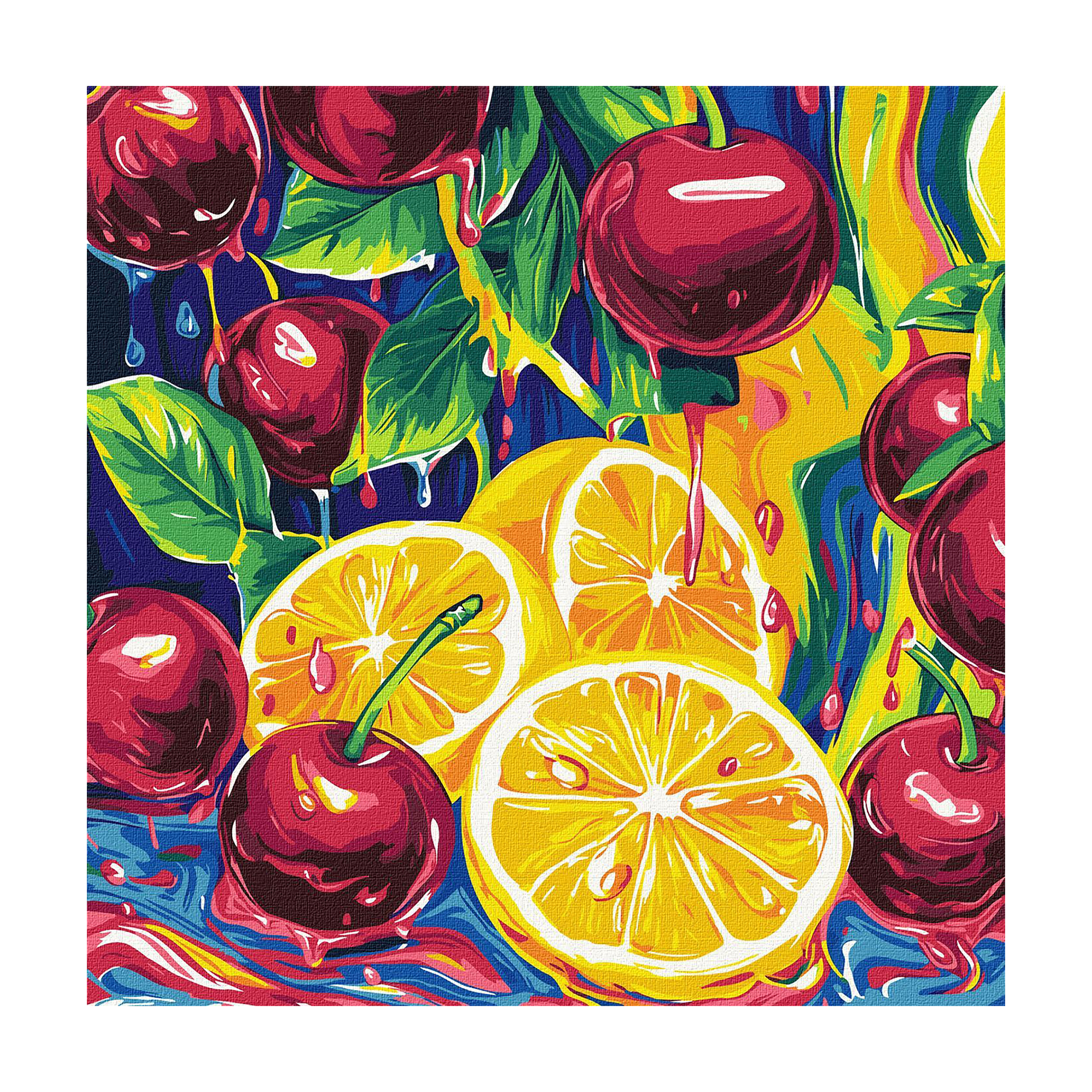 

Картина за номерами Ideyka Соковита насолода з фарбами металiк, 40*40 см (KHO5732)