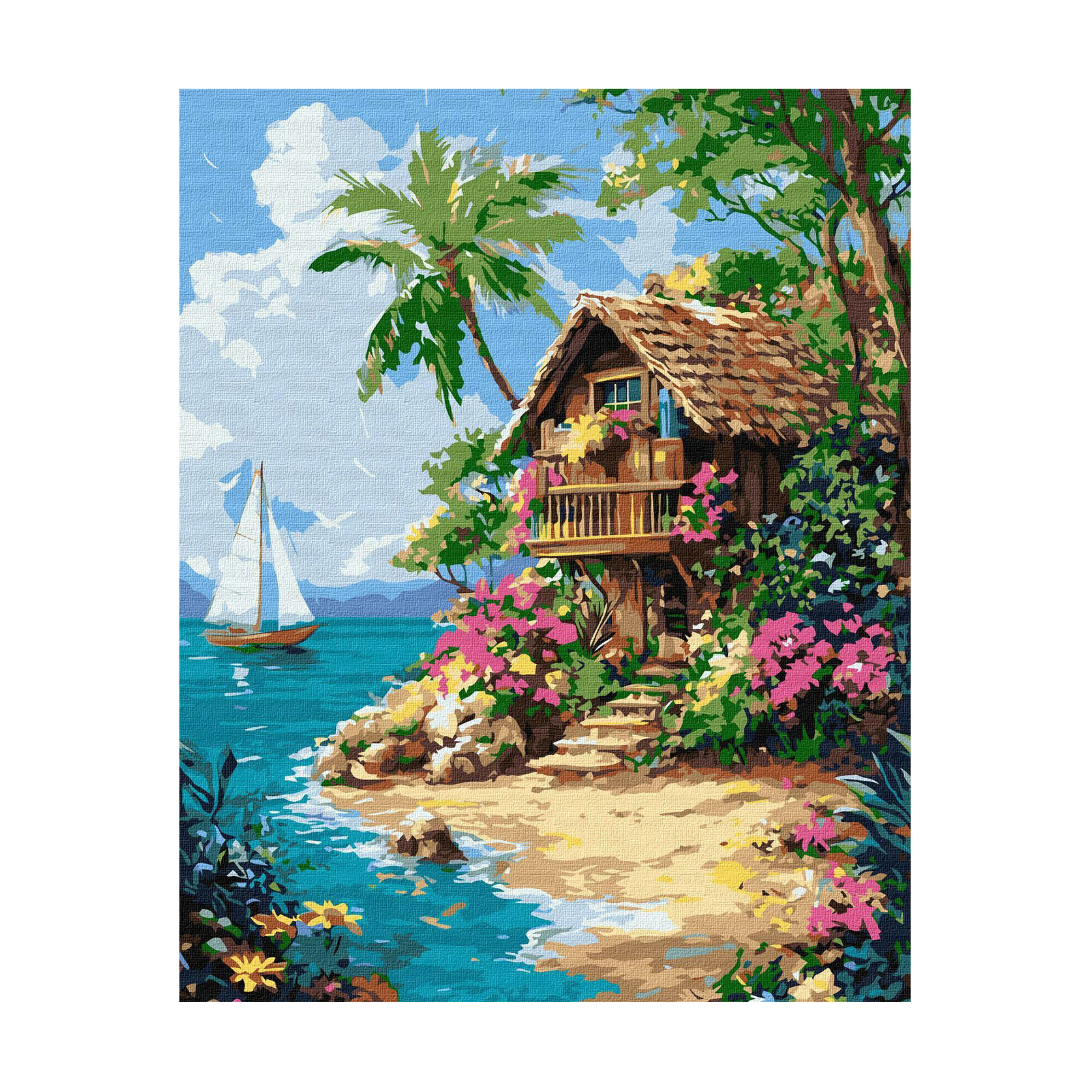 

Картина за номерами Ideyka Життя в тропіках, 40*50 см (KHO6377)