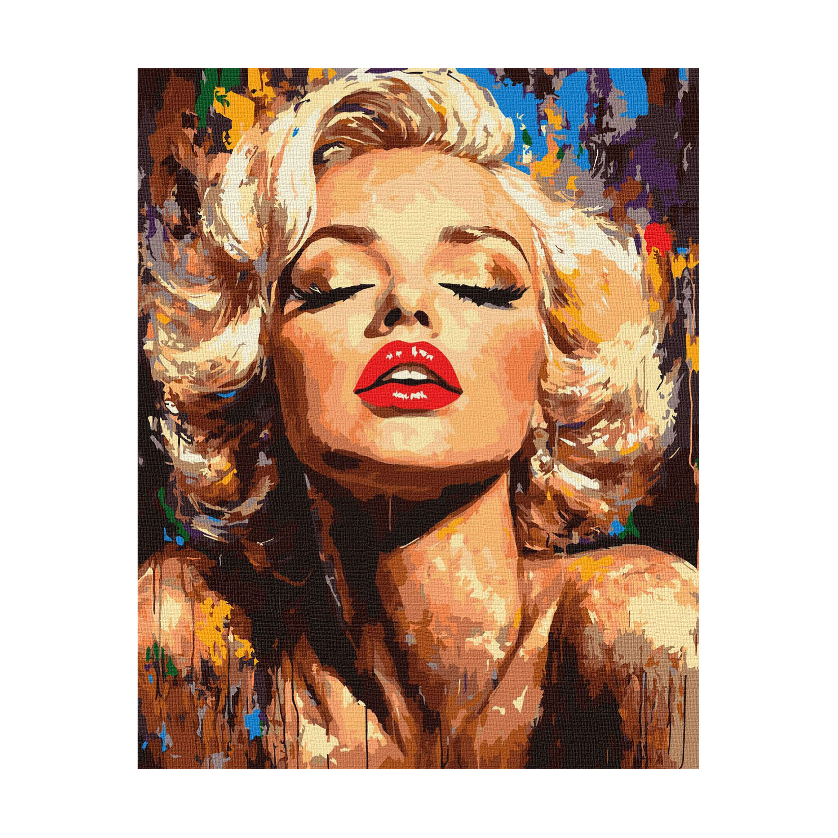 

Картина за номерами Ideyka Яскрава Монро, 40*50 см (KHO8562)