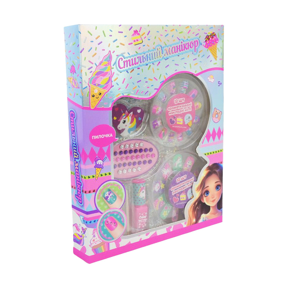 

Дитячий набір для манікюру Shantou Jinxing Стильний манікюр, від 5 років (UKR2407)