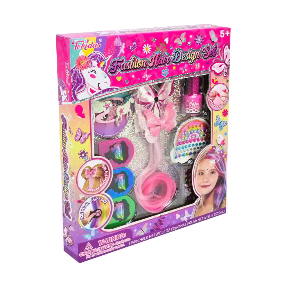 

Дитячий набір косметики для дівчат Shantou Jinxing Fashion Hair Design Set, від 5 років (T254)