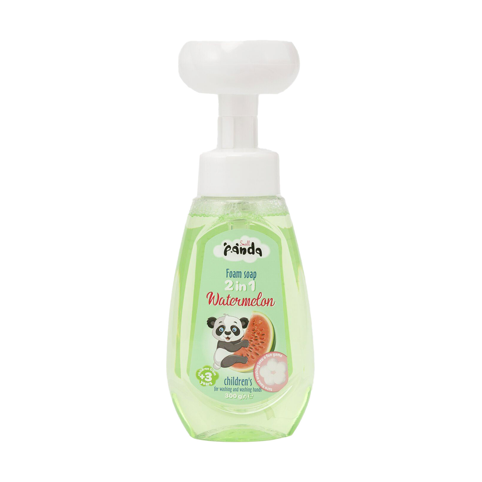 

Дитяче мило-пінка 2 в 1 Small Panda Foam Soap, Watermelon, 300 г