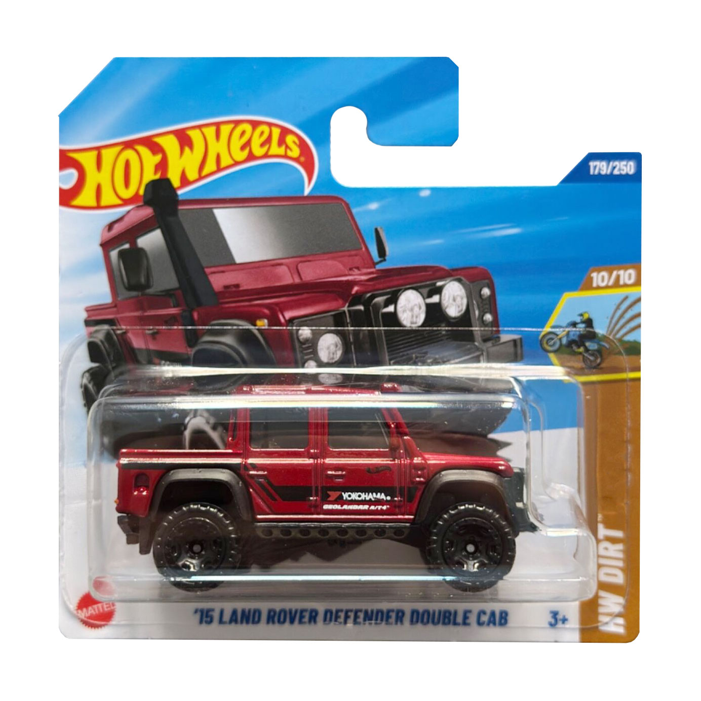 

Базовий автомобіль Hot Wheels 15 Land Rover Defender Double Cab, червоний, від 3 років, 11*3.5*11 см (5785)