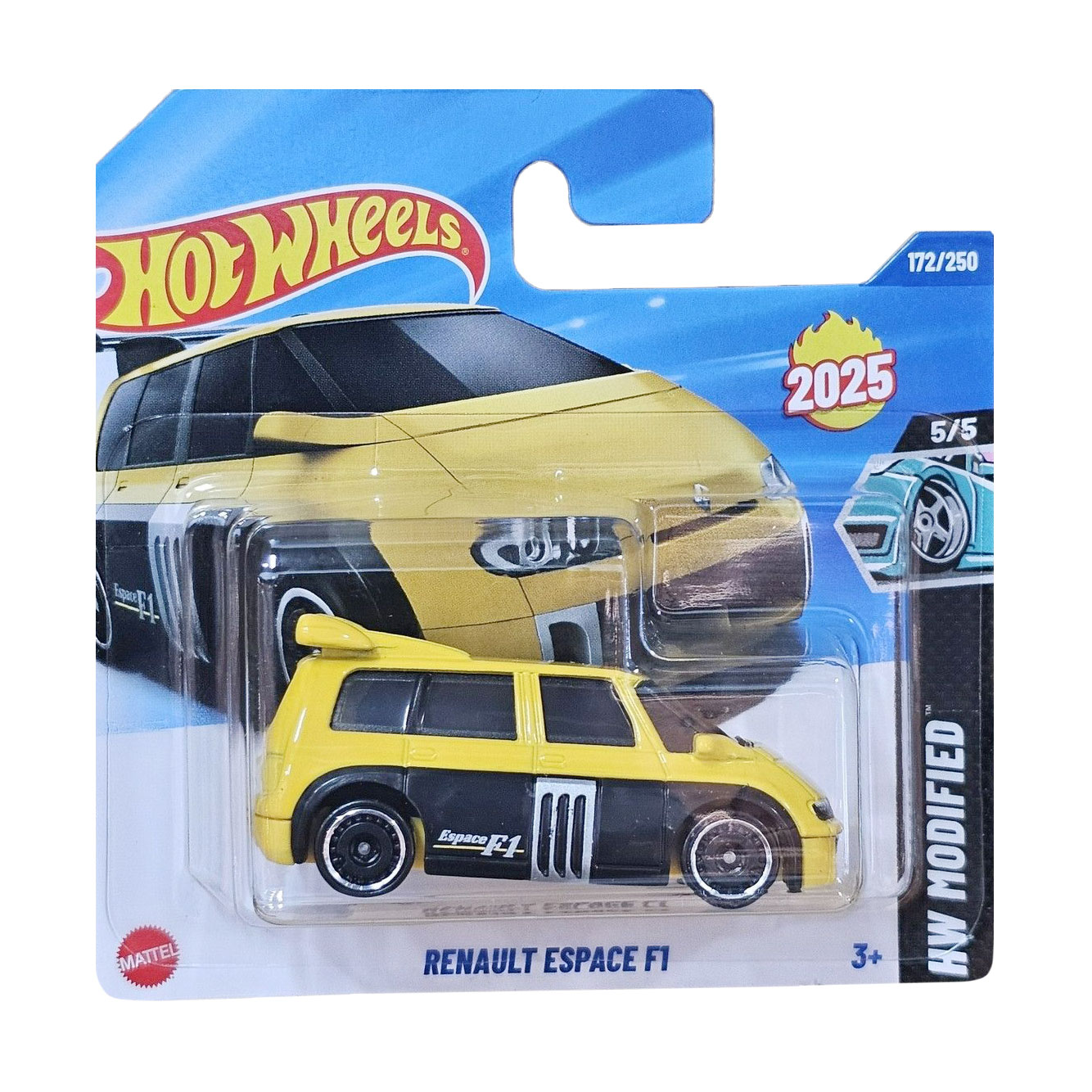 

Базовий автомобіль Hot Wheels Renault Espace F1, жовтий, від 3 років, 11*3.5*11 см (5785)