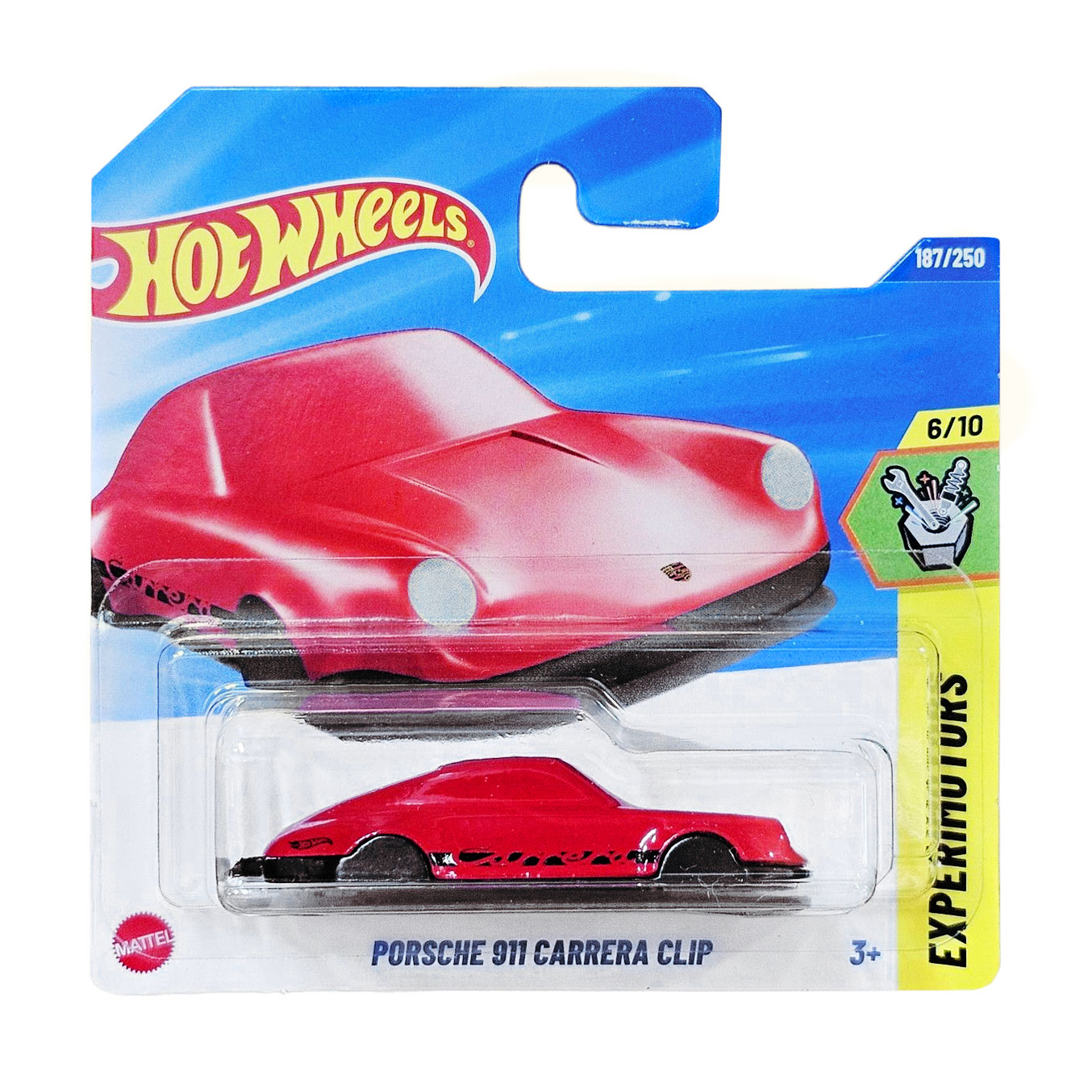 

Базовий автомобіль Hot Wheels Porsche 911 Carrera Clip, червоний, від 3 років, 11*3.5*11 см (5785)