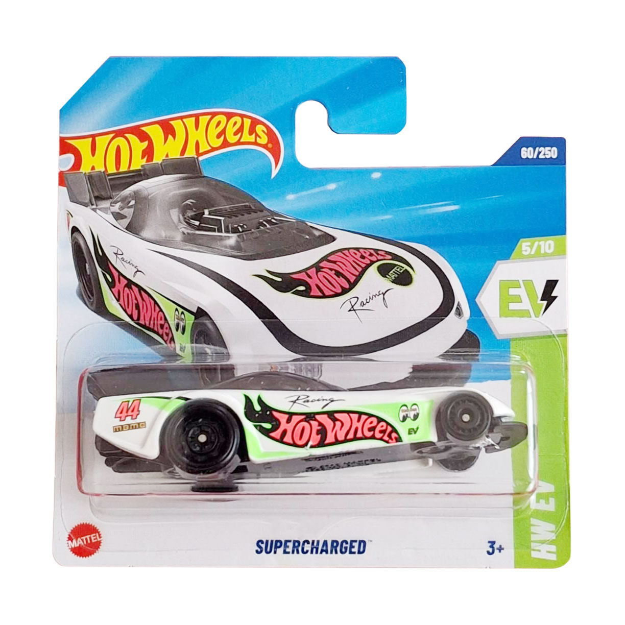 

Базовий автомобіль Hot Wheels Supercharged, білий, від 3 років, 11*3.5*11 см (5785)