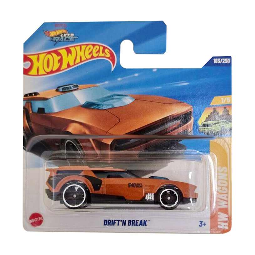 

Базовий автомобіль Hot Wheels Drift'N Break, коричневий, від 3 років, 11*3.5*11 см (5785)