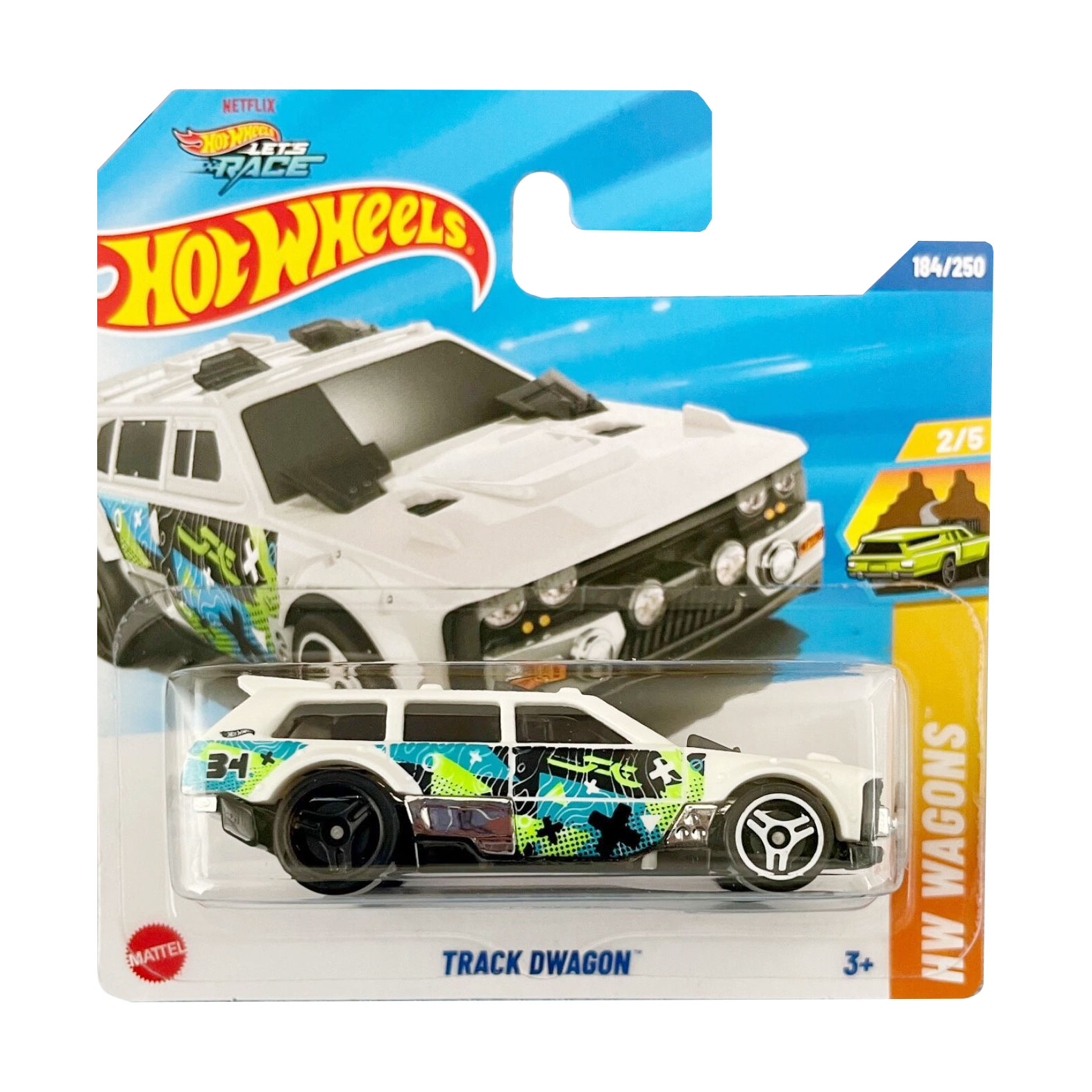 

Базовий автомобіль Hot Wheels Track Dwagon, білий, від 3 років, 11*3.5*11 см (5785)