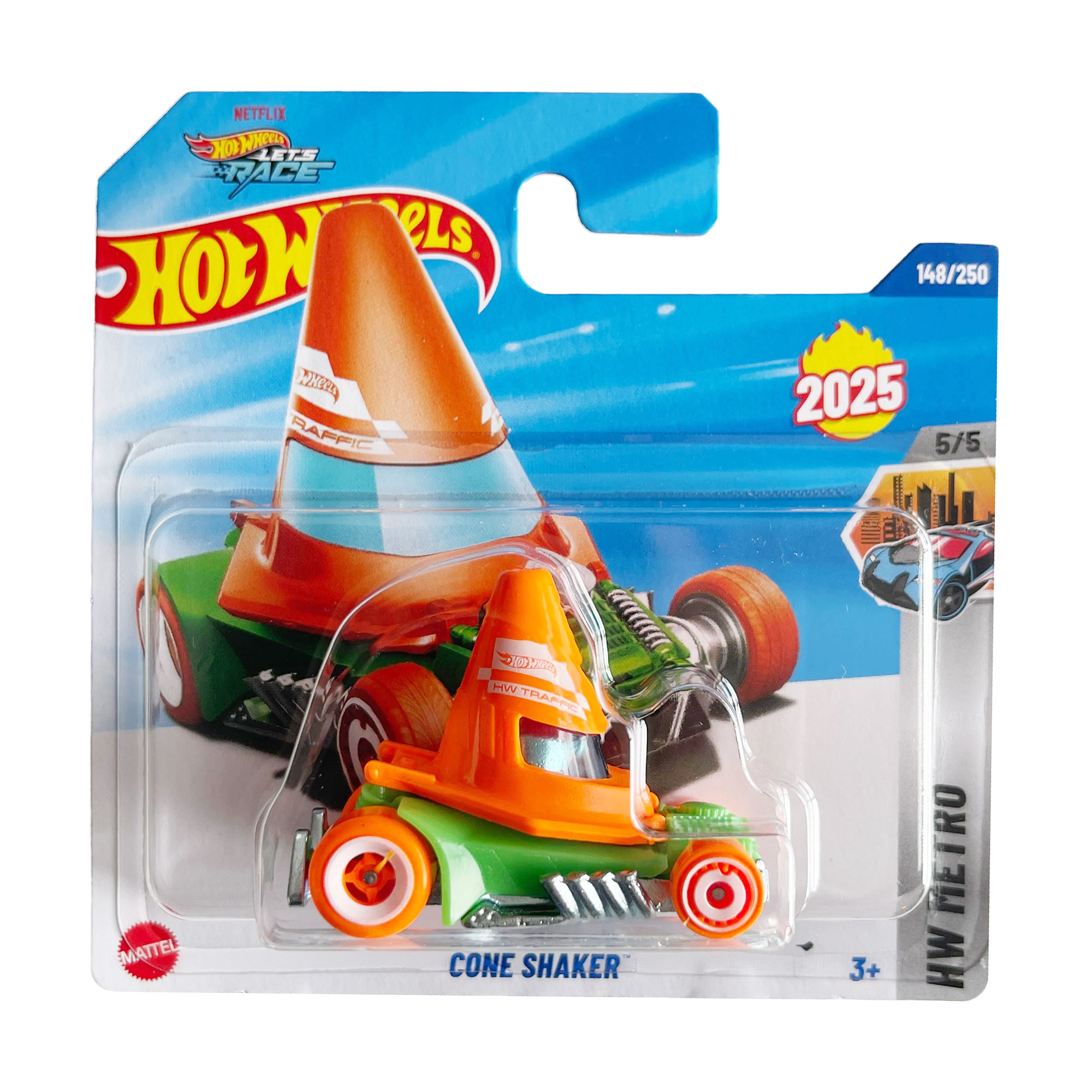 

Базовий автомобіль Hot Wheels Cone Shaker, помаранчевий, від 3 років, 11*3.5*11 см (5785)