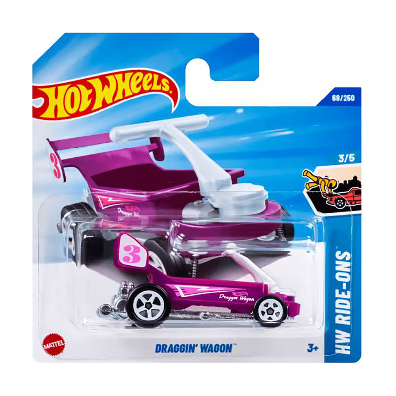 

Базовий автомобіль Hot Wheels Draggin' Wagon, фіолетовий, від 3 років, 11*3.5*11 см (5785)