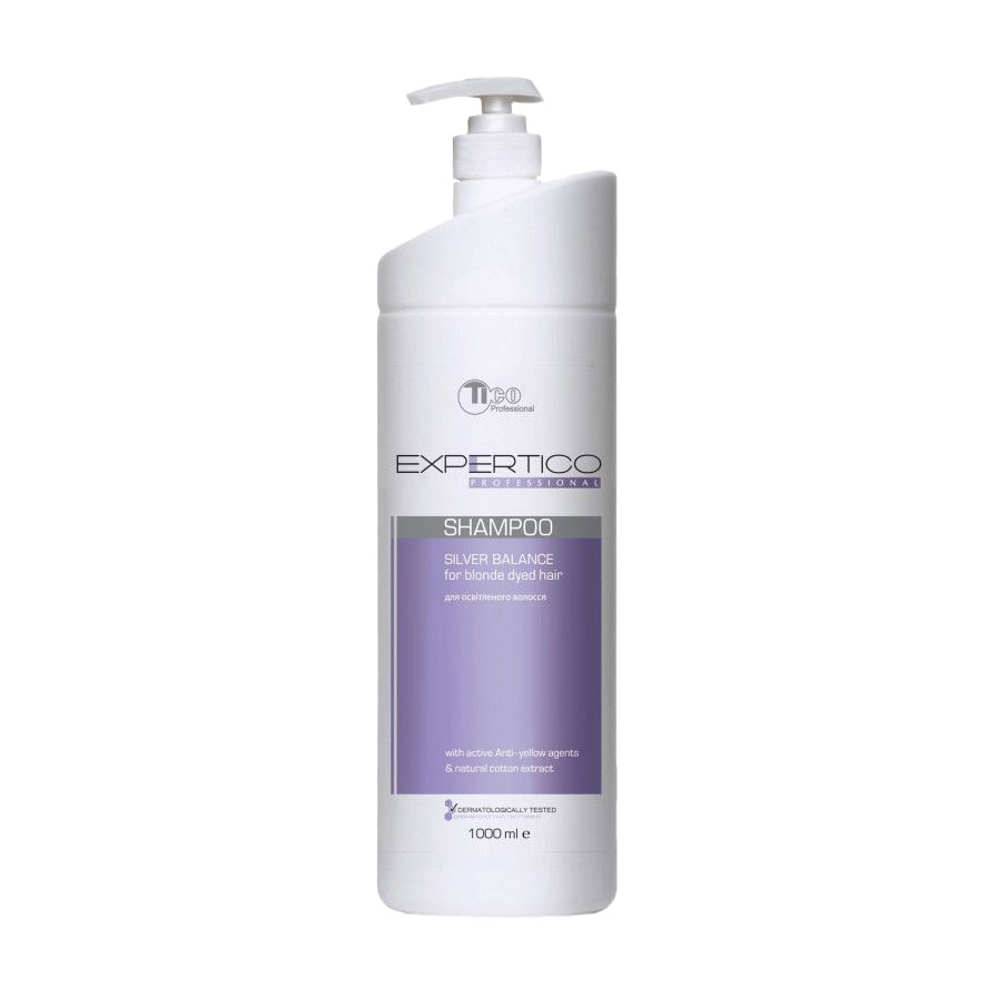 

Шампунь TICO Professional Expertico Silver Balance Shampoo для освітленого волосся, 1 л