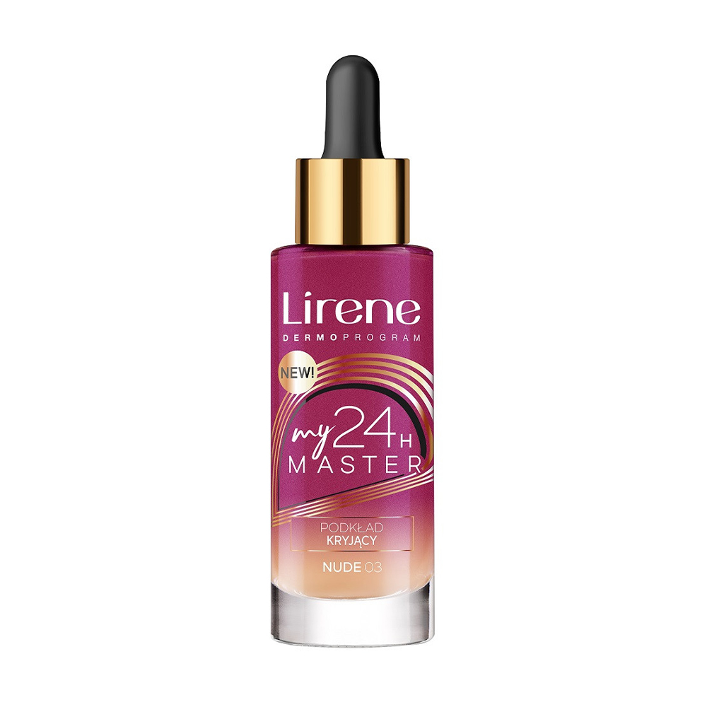 

Тональна основа для обличчя Lirene My Master 24H Foundation 03 Nude, 30 мл