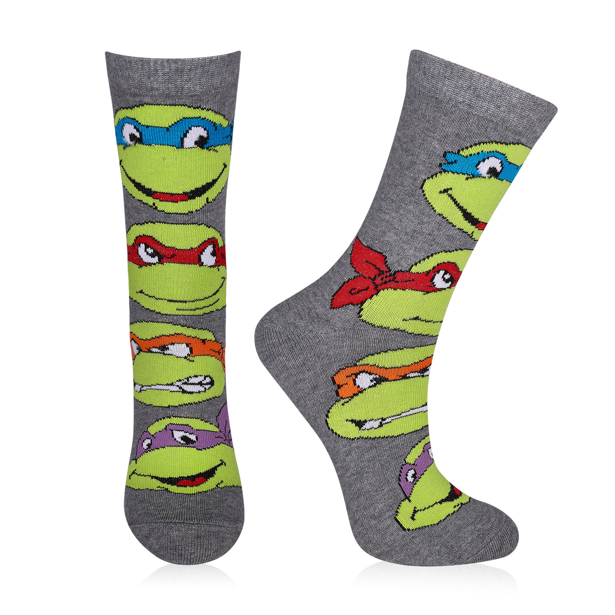 

Дитячі шкарпетки AmiGO Черепашки-ніндзя крупні, сірі, розмір 22-24